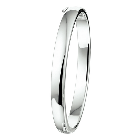 bangle scharnier bolle buis 7 x 60 mm zilver gerhodineerd