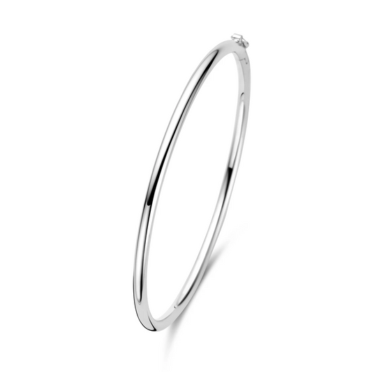 bangle scharnier ronde buis 3 x 60 mm zilver gerhodineerd
