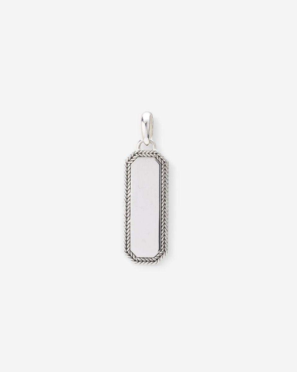 Barbara Octagon Tag Hanger Zilver