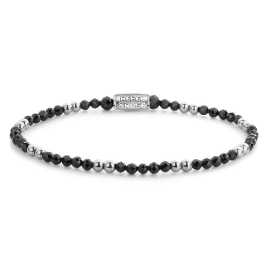 Black & Silver-coloured Glam Rocks - 3mm S