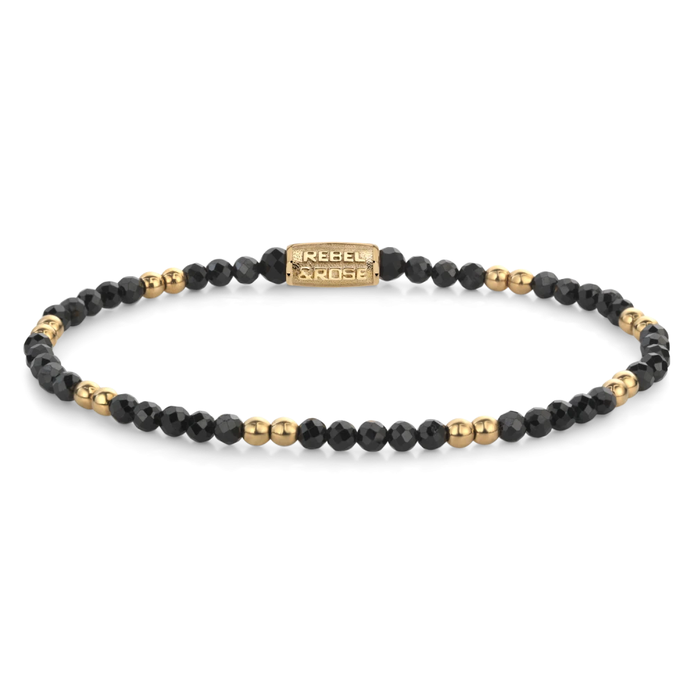 Black & Gold-coloured Glam Rocks - 3mm XS
