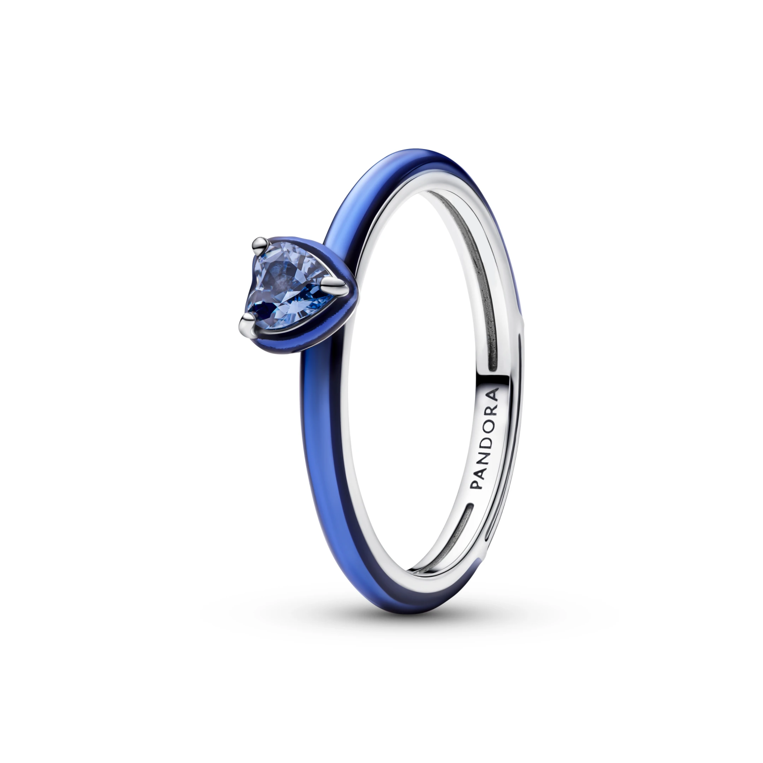 Blauwe Hart Chakra Ring