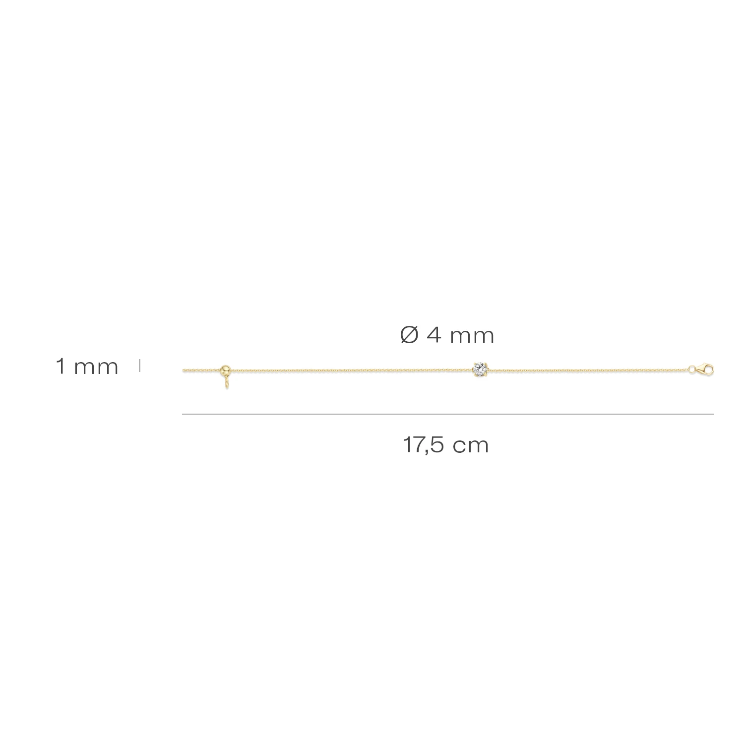 Blush Armband 2166YZI - Geel Goud (14k)