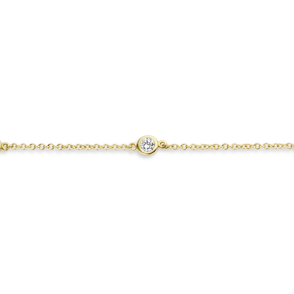 Blush Armband 2187YZI - Geel Goud (14k) met Zirkonia