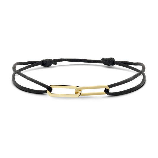 Blush Armband 2216YGO - Geel Goud (14k) met Zijdekoord