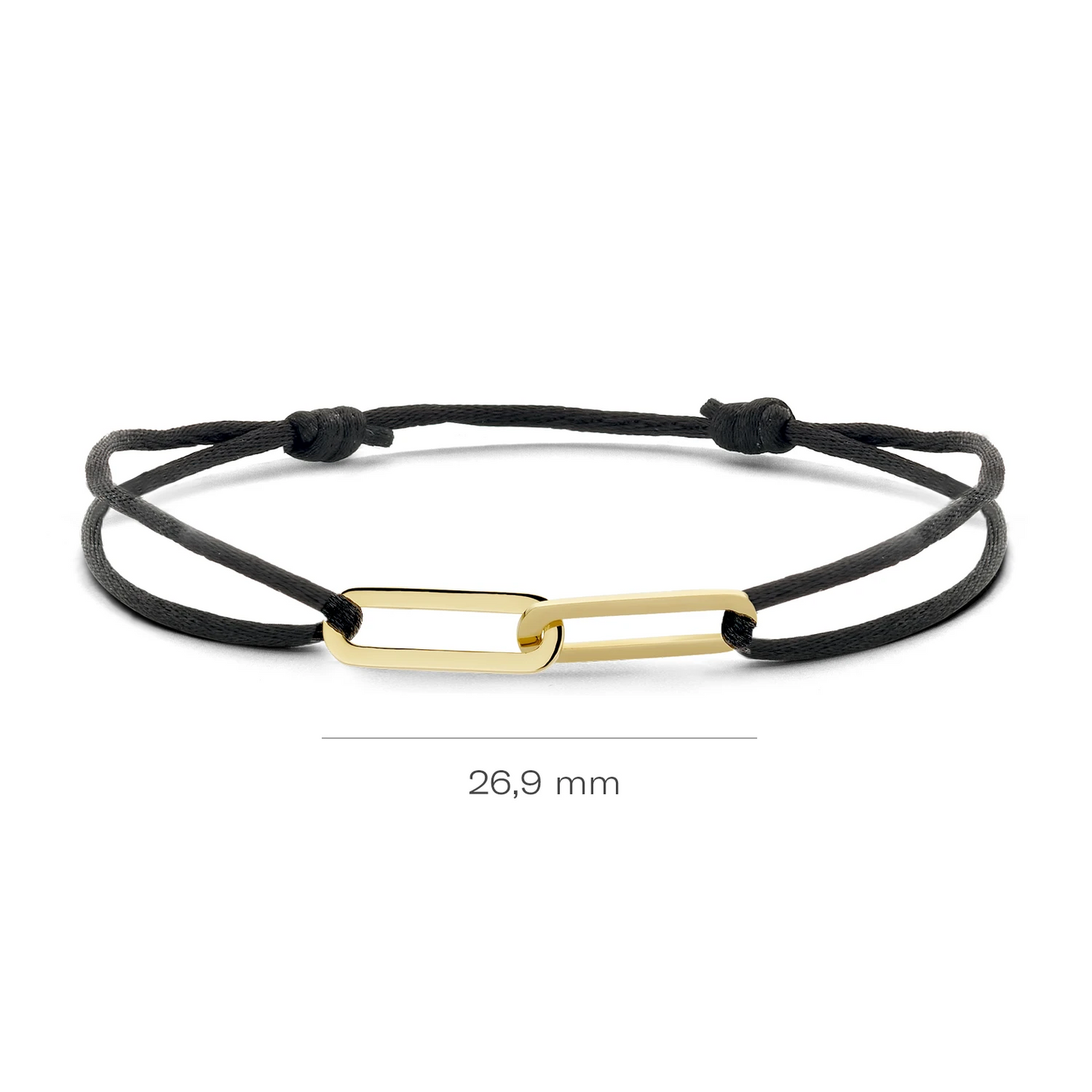 Blush Armband 2216YGO - Geel Goud (14k) met Zijdekoord