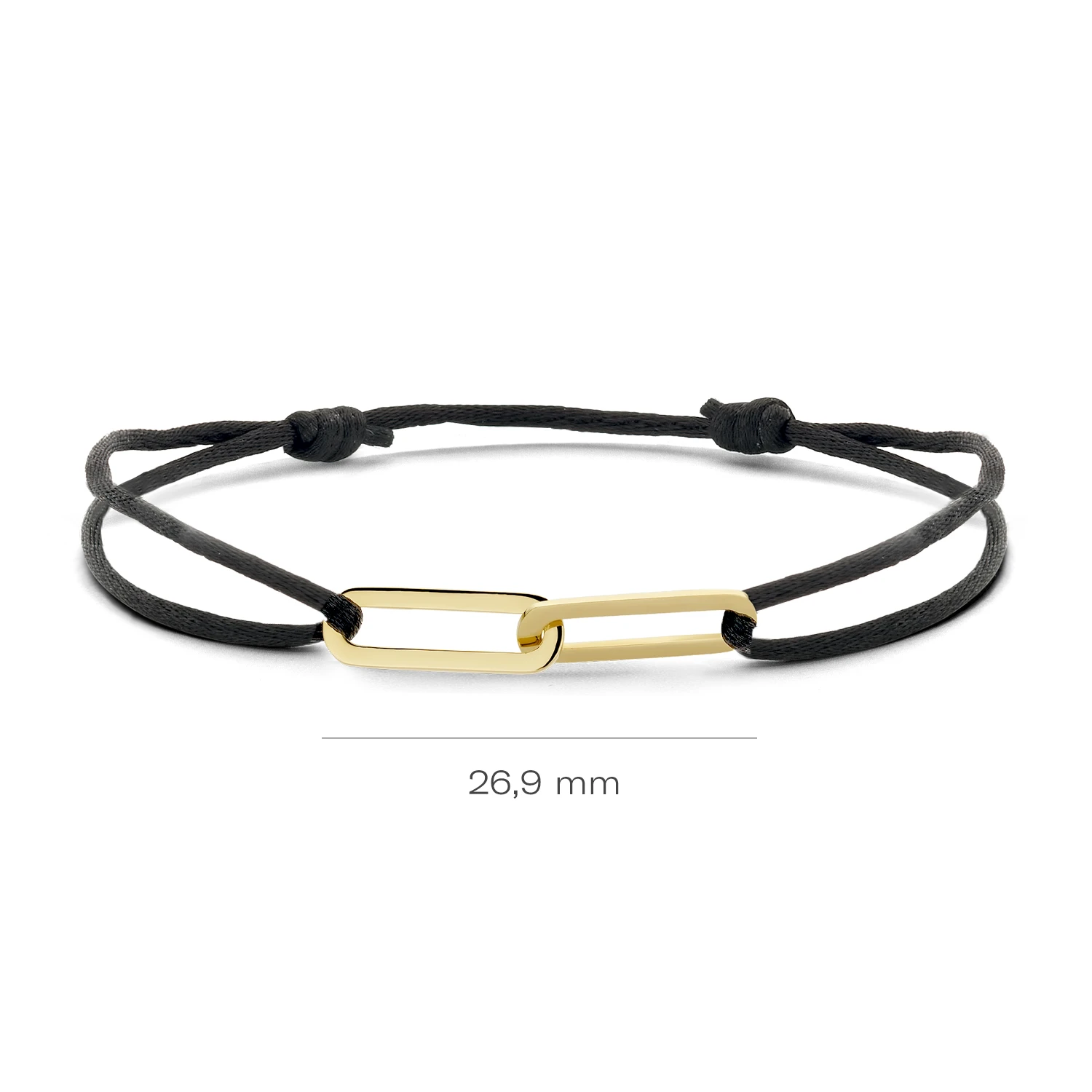 Blush Armband 2216YGO - Geel Goud (14k) met Zijdekoord