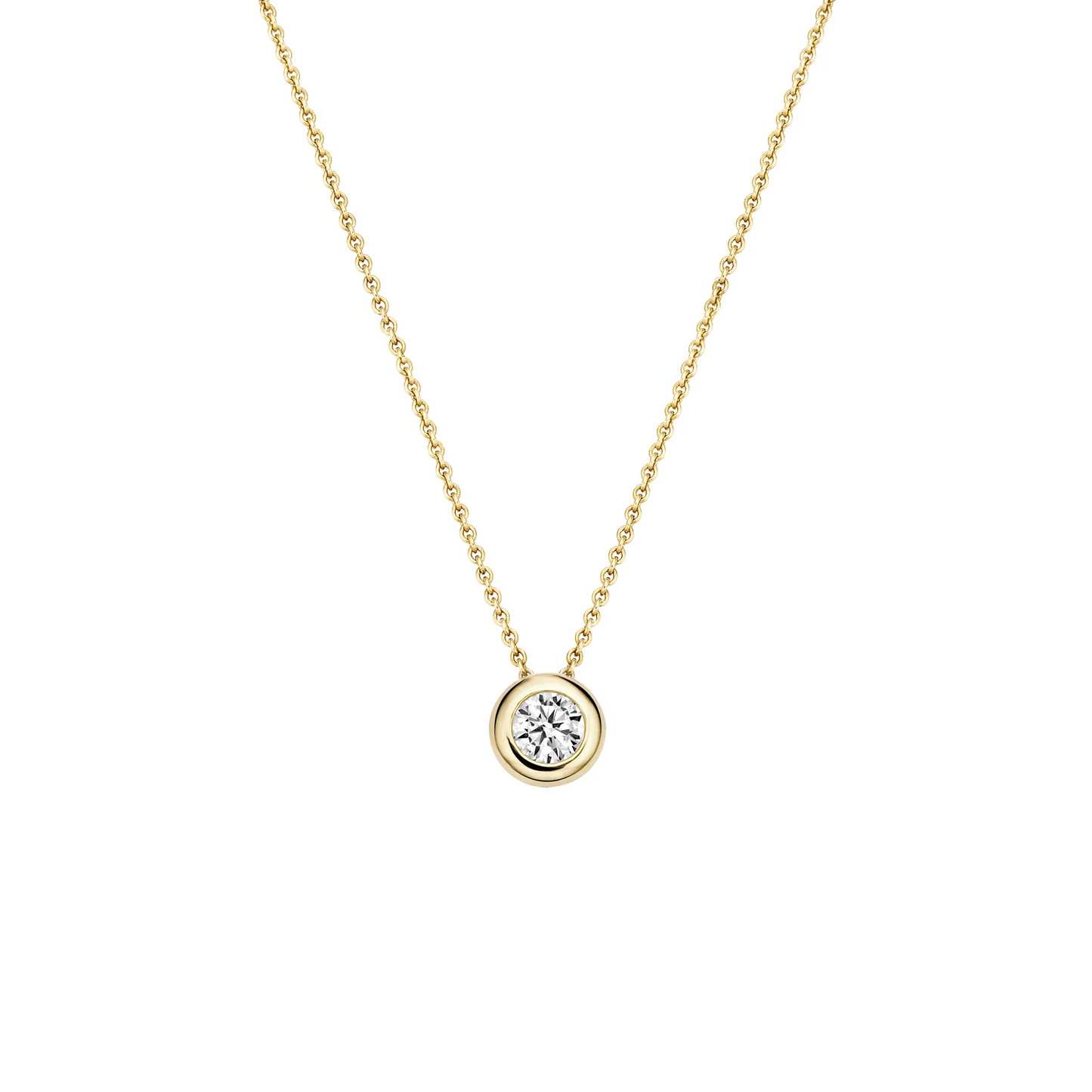 Blush Collier 3052YZI -  Geel Goud (14k) met Zirkonia