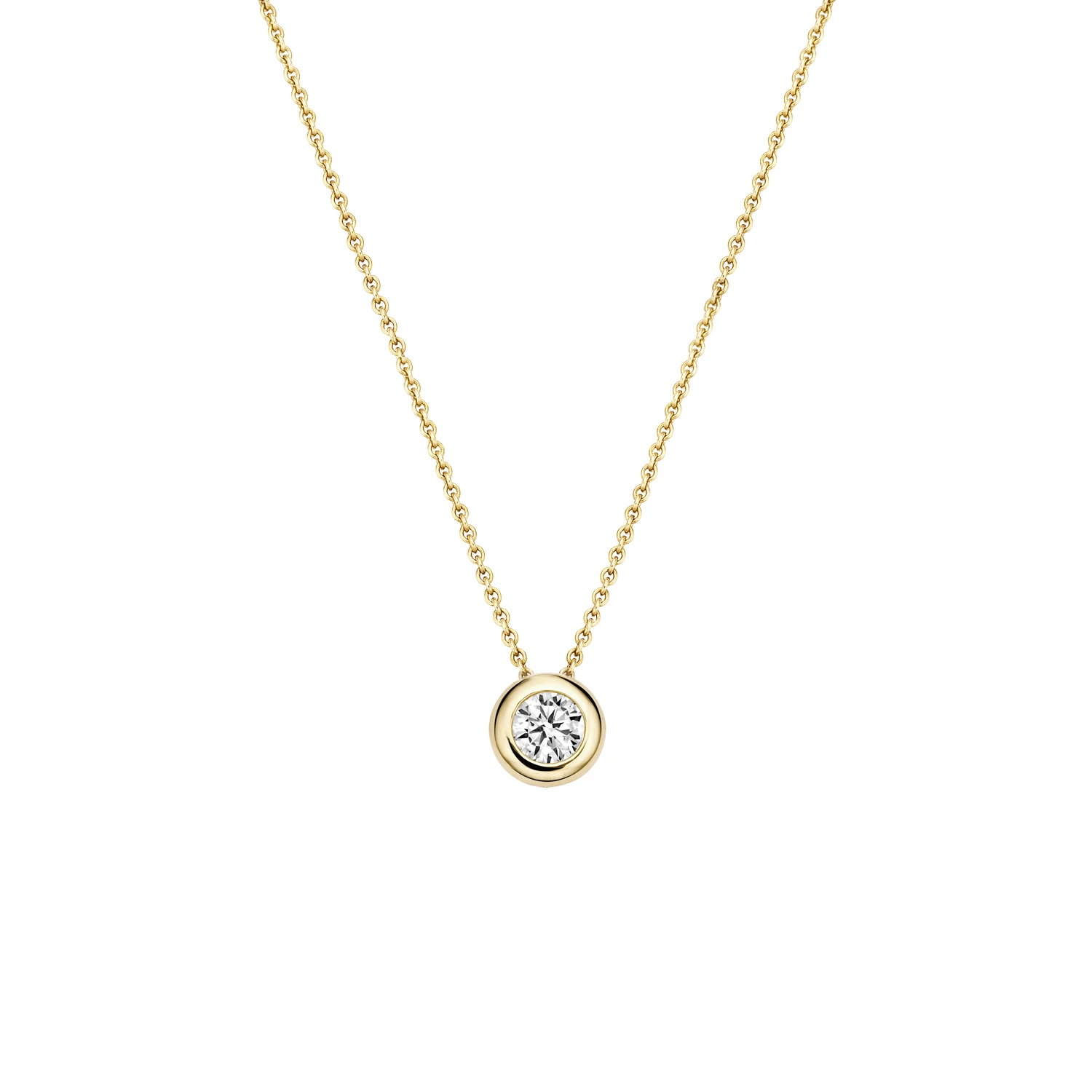 Blush Collier 3052YZI -  Geel Goud (14k) met Zirkonia