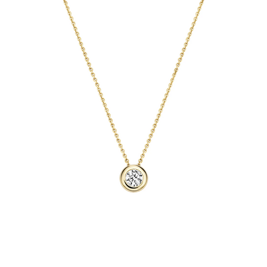 Blush Collier 3052YZI -  Geel Goud (14k) met Zirkonia