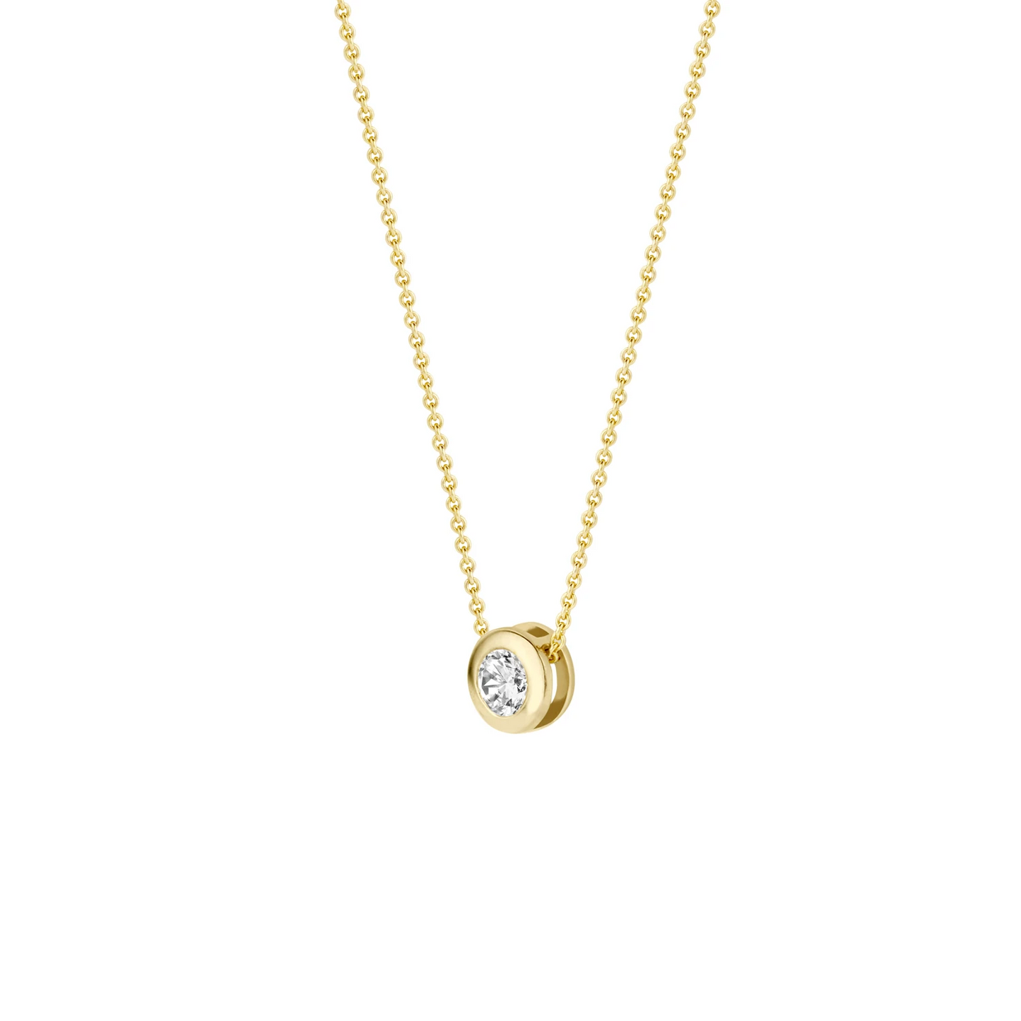 Blush Collier 3052YZI -  Geel Goud (14k) met Zirkonia