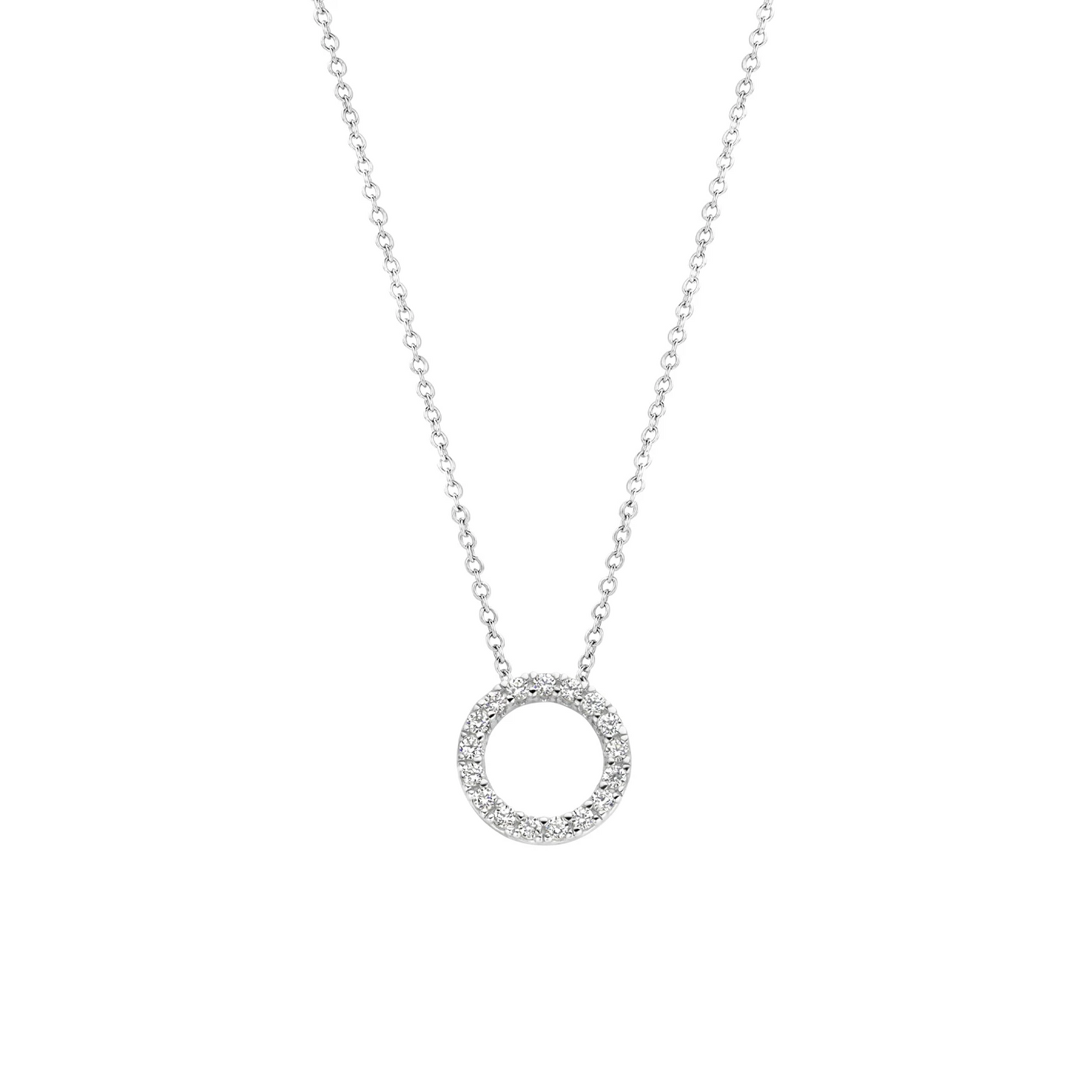 Blush Collier 3065WZI - Wit Goud (14k) met Zirkonia
