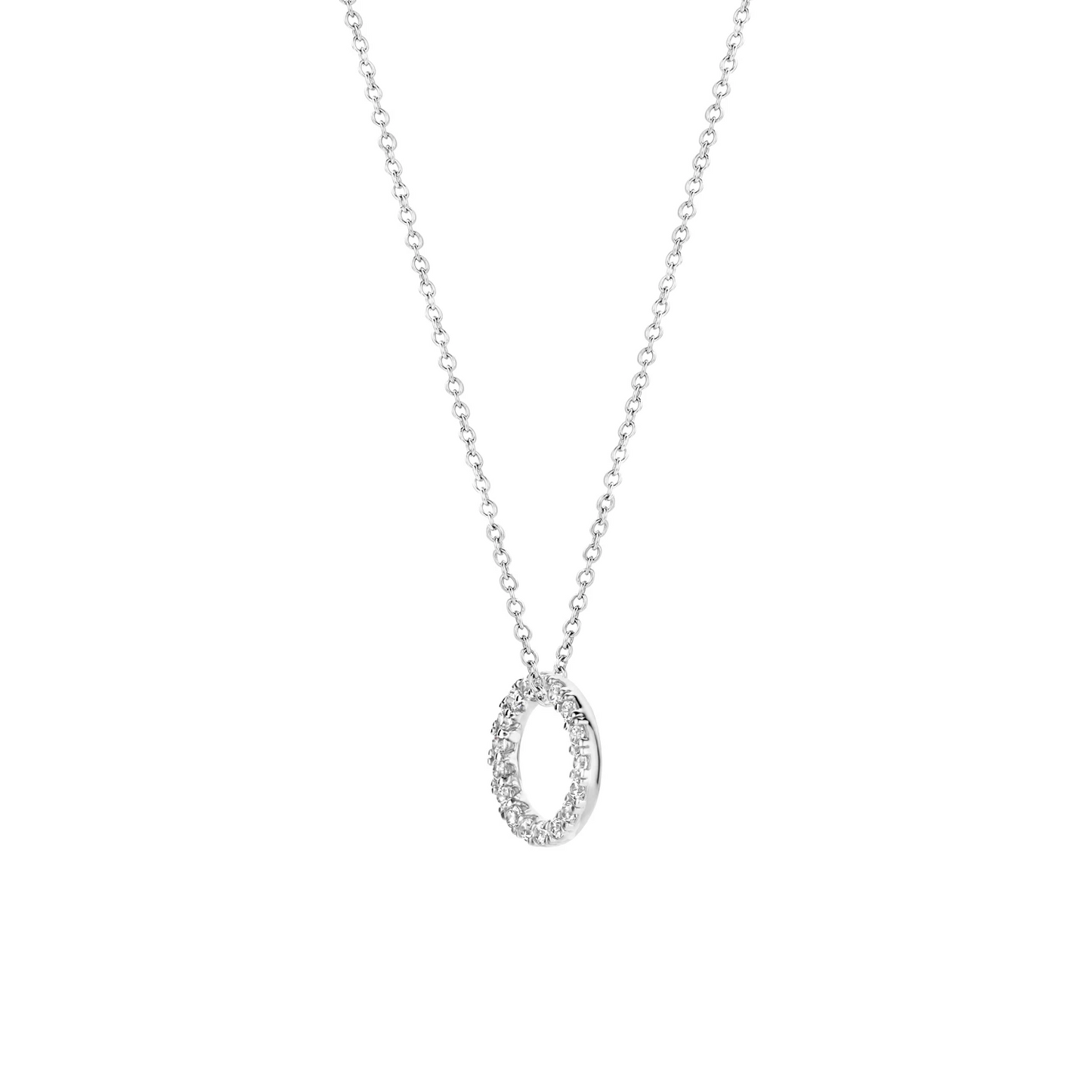 Blush Collier 3065WZI - Wit Goud (14k) met Zirkonia