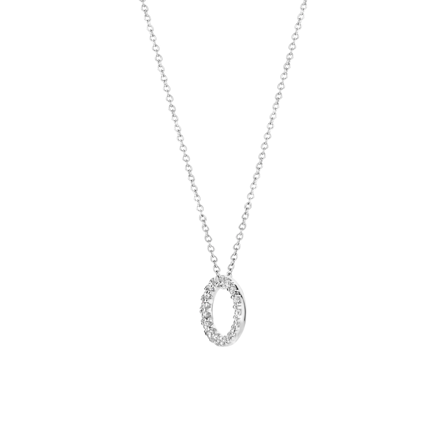 Blush Collier 3065WZI - Wit Goud (14k) met Zirkonia