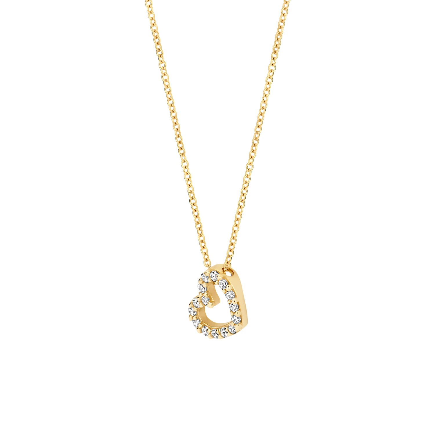 Blush Collier 3072YZI - Geel Goud (14k) met Zirkonia