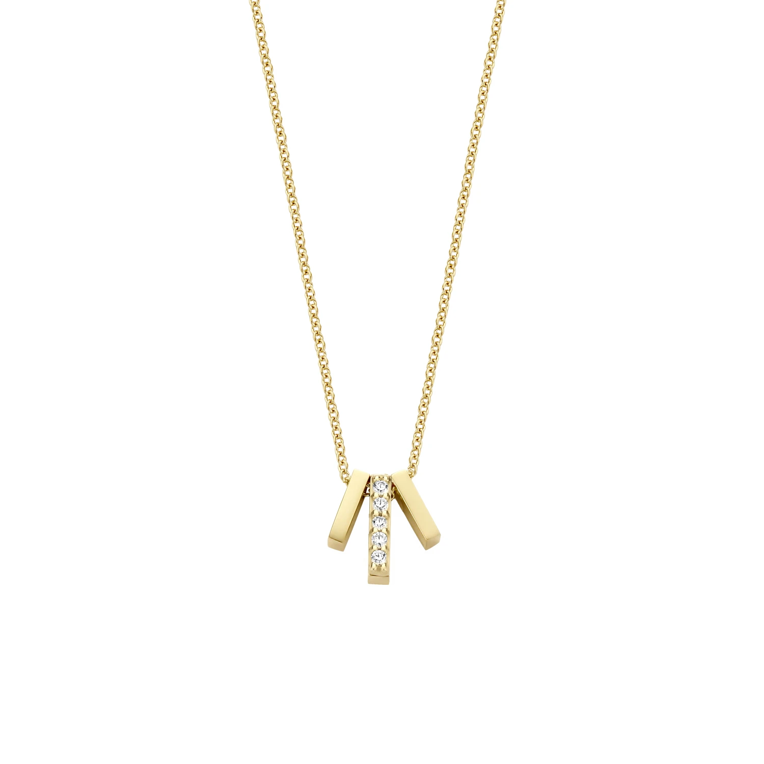 Blush Collier 3122YZI - Geel Goud (14k) met Zirkonia