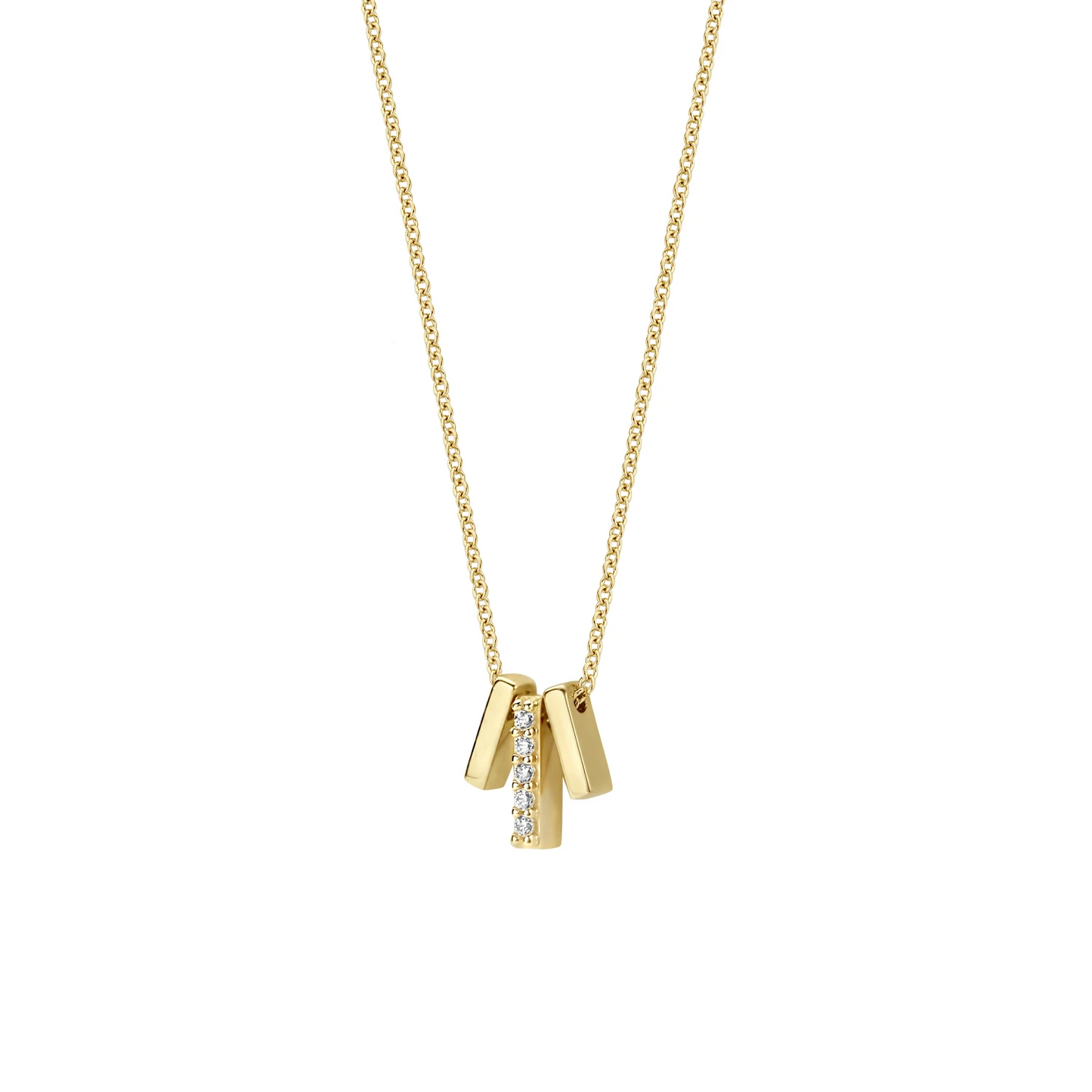 Blush Collier 3122YZI - Geel Goud (14k) met Zirkonia