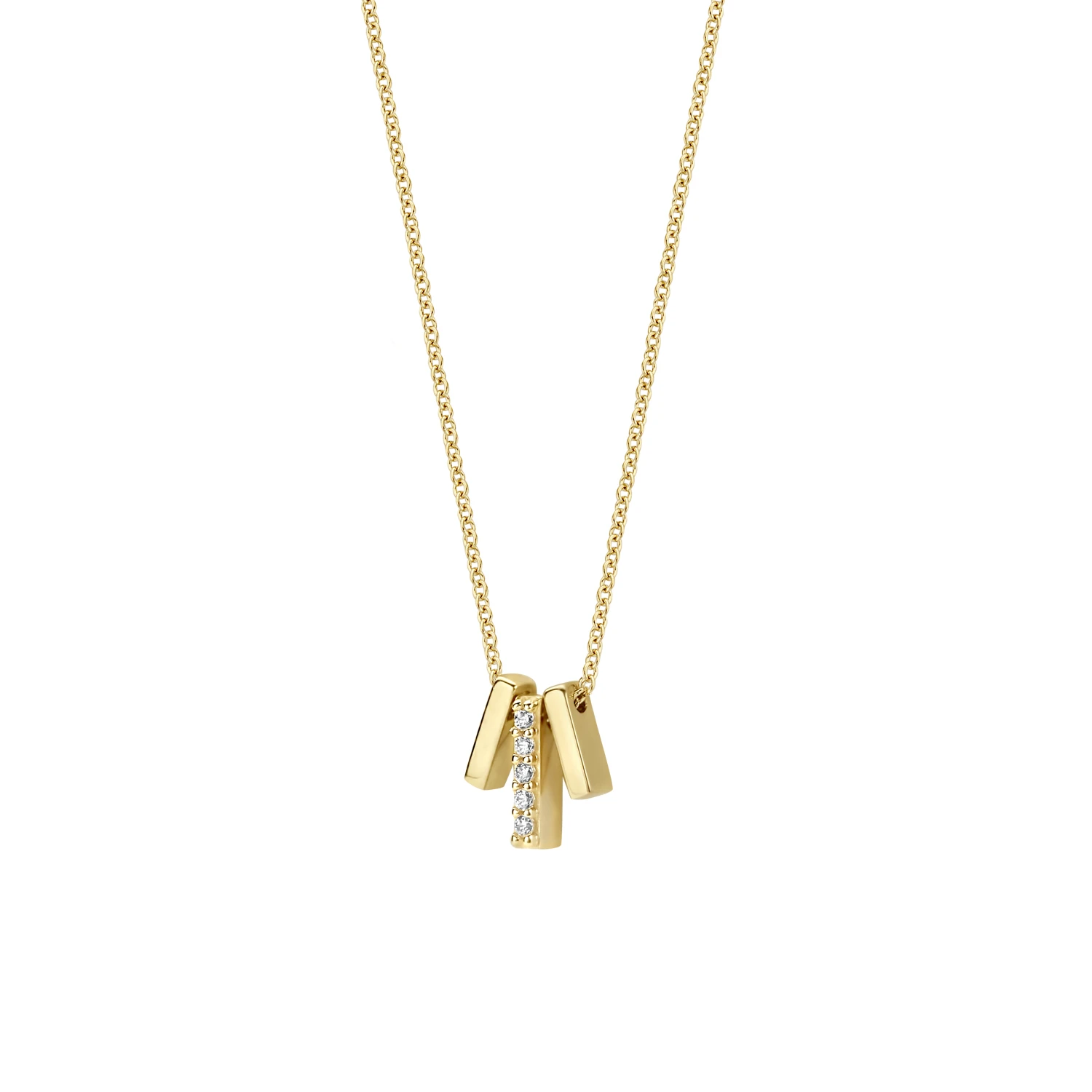 Blush Collier 3122YZI - Geel Goud (14k) met Zirkonia