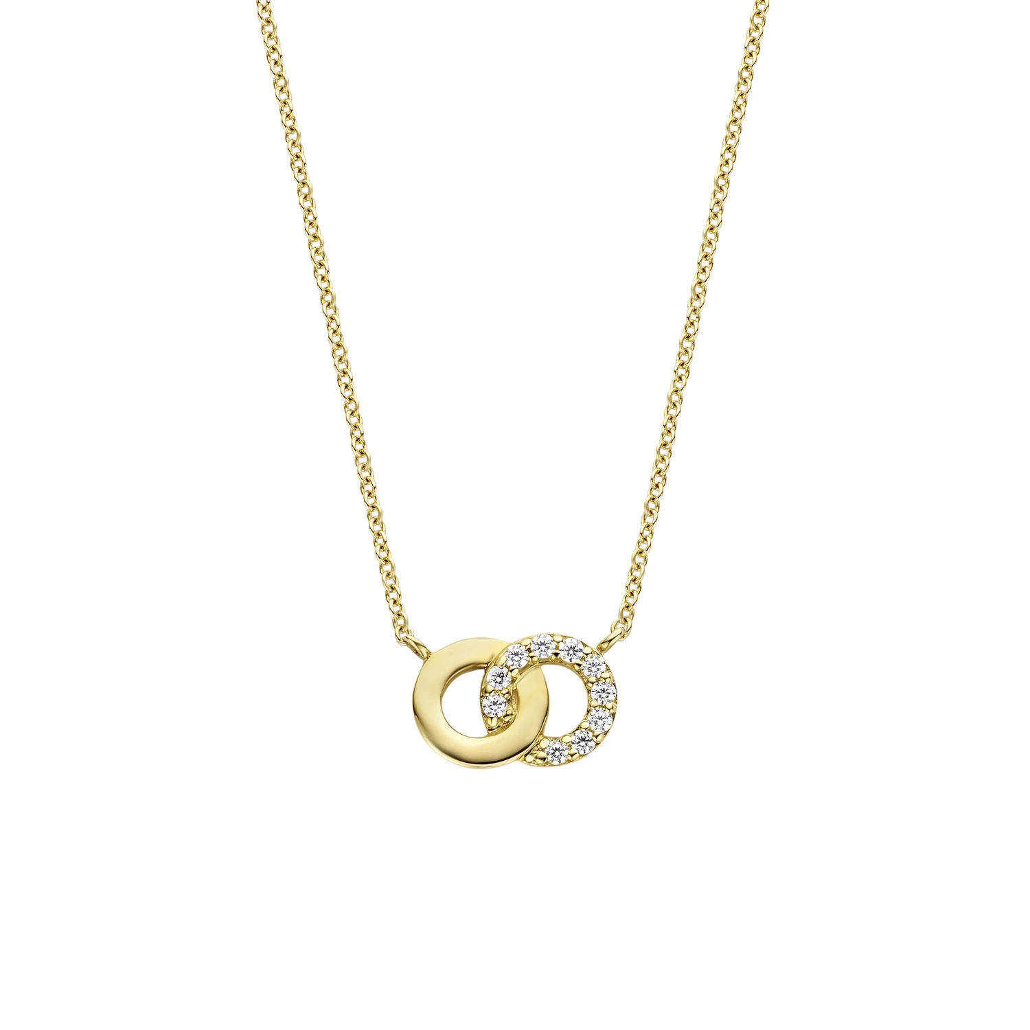 Blush Collier 3126YZI - Geel Goud (14k) met Zirkonia