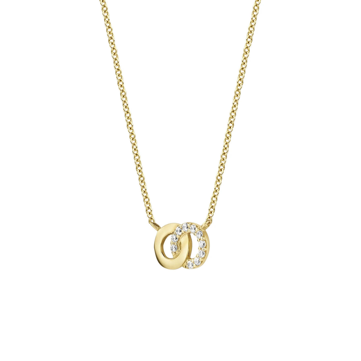 Blush Collier 3126YZI - Geel Goud (14k) met Zirkonia