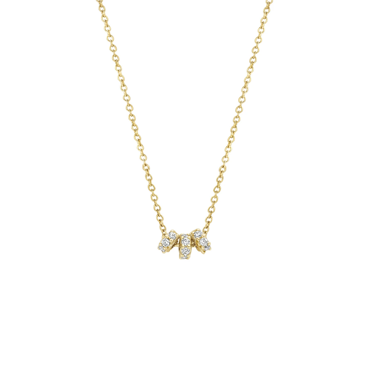 Blush Collier 3136YZI - Geelgoud (14k) met Zirkonia
