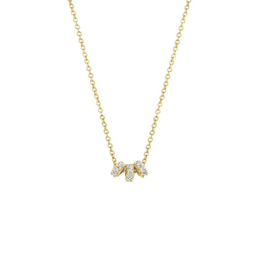 Blush Collier 3136YZI - Geelgoud (14k) met Zirkonia