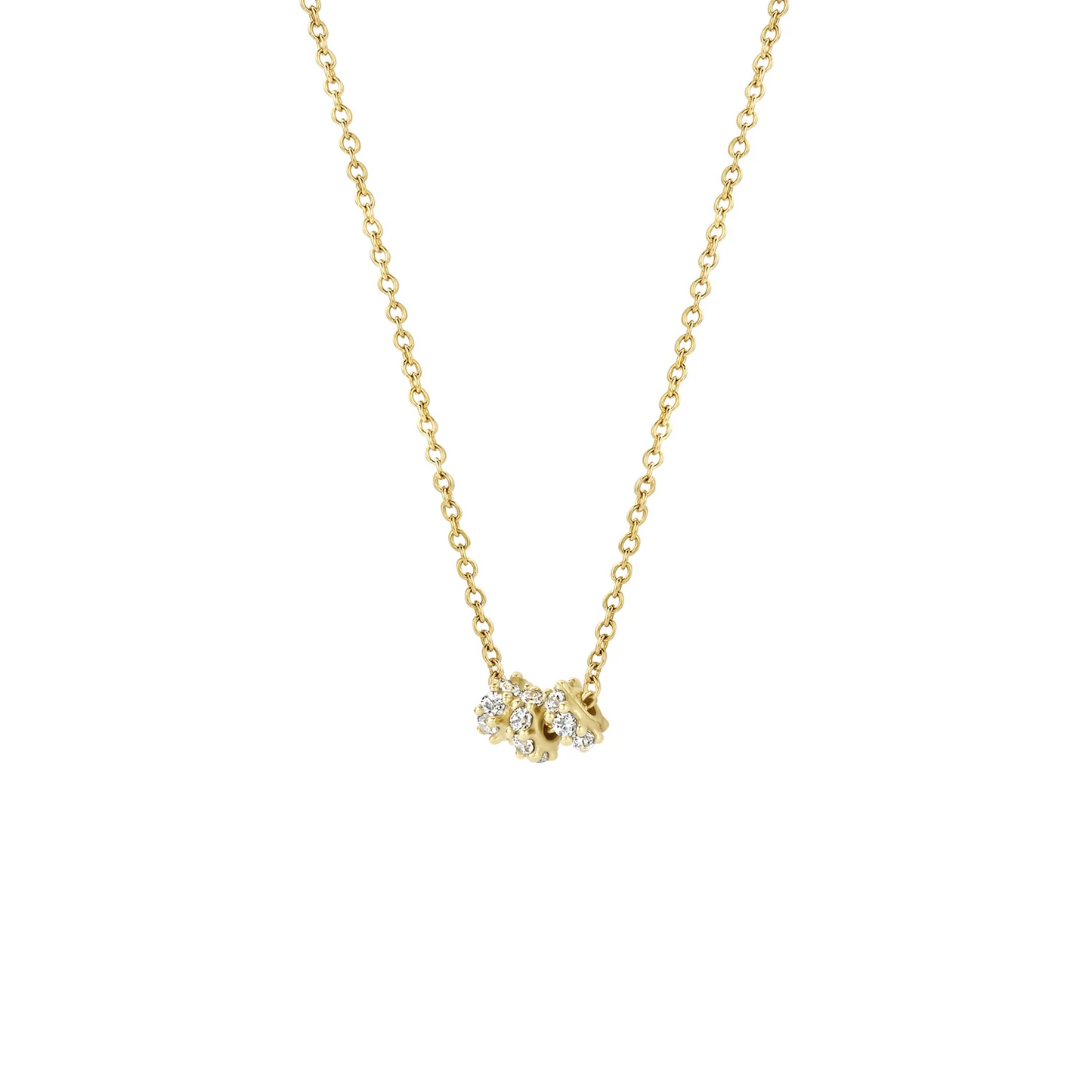 Blush Collier 3136YZI - Geelgoud (14k) met Zirkonia