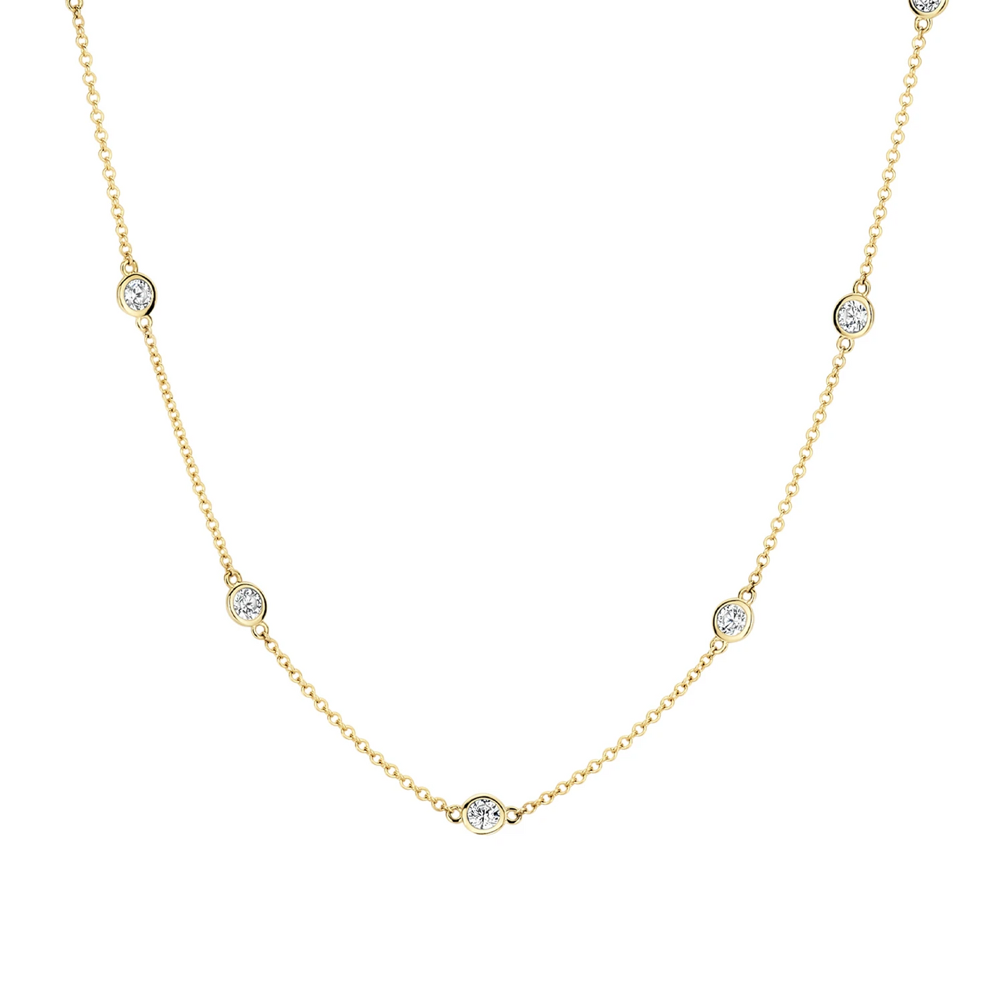 Blush Collier 3172YZI - Geel Goud (14k) met Zirkonia