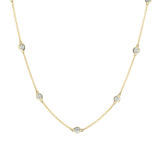Blush Collier 3172YZI - Geel Goud (14k) met Zirkonia