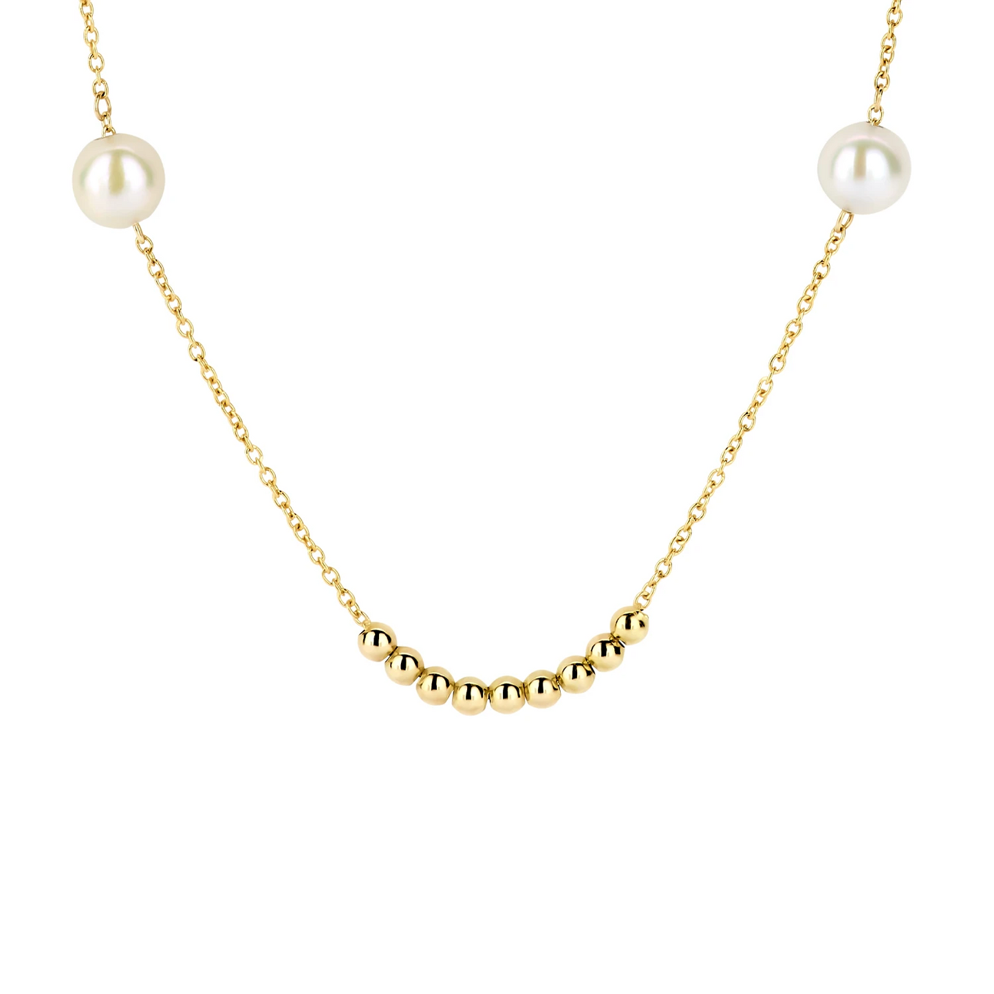 Blush Collier 3183YPW - Geelgoud (14k) met Parels