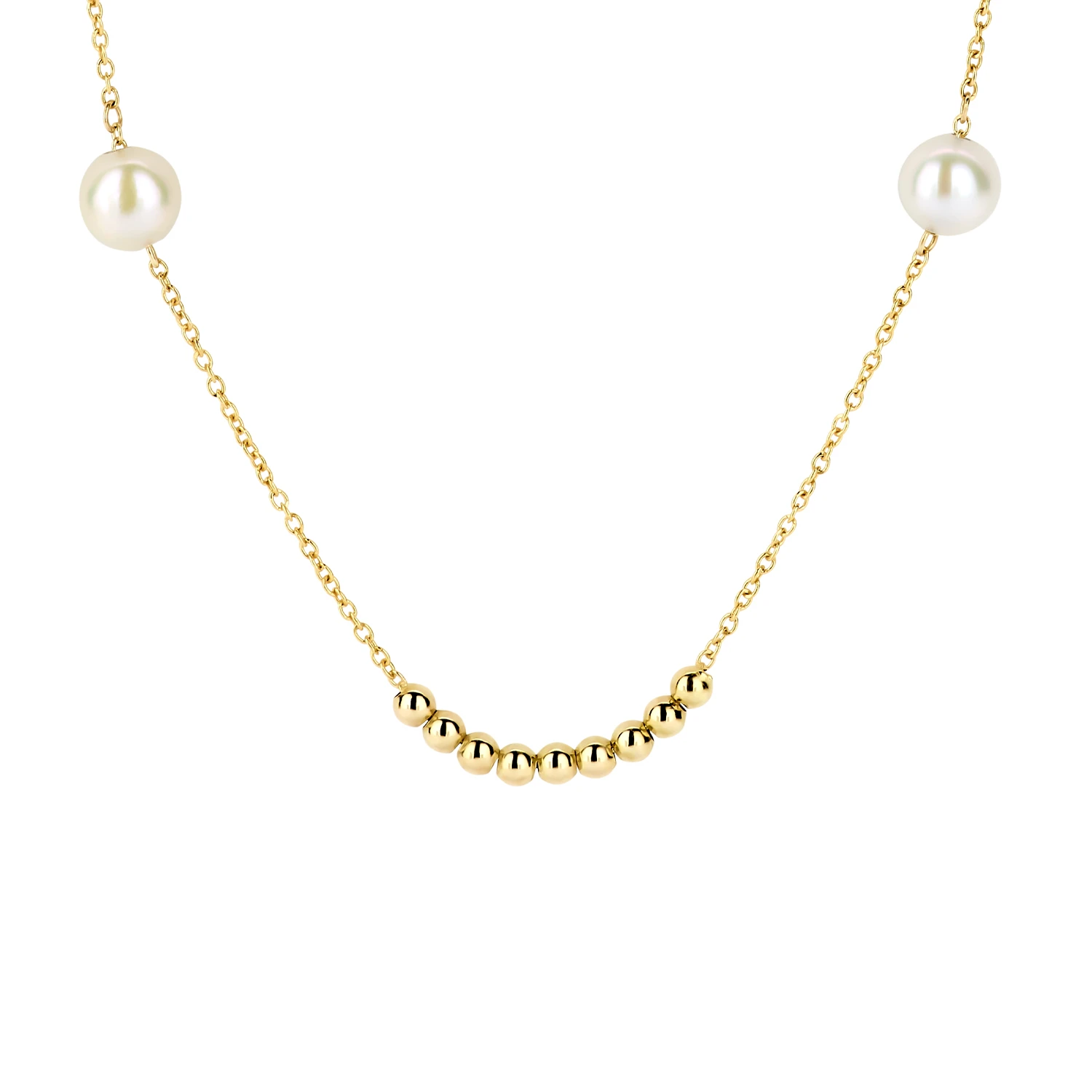 Blush Collier 3183YPW - Geelgoud (14k) met Parels