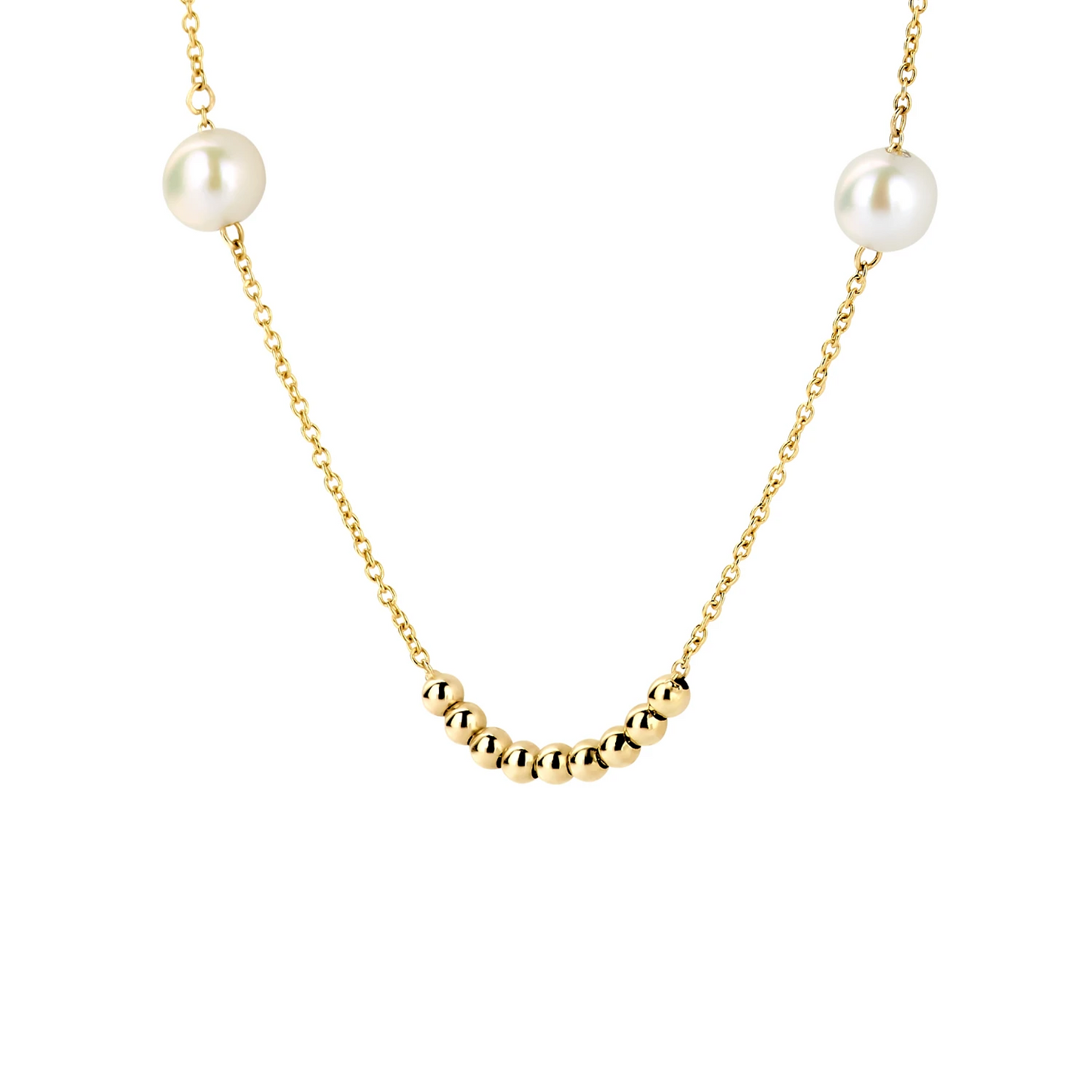 Blush Collier 3183YPW - Geelgoud (14k) met Parels