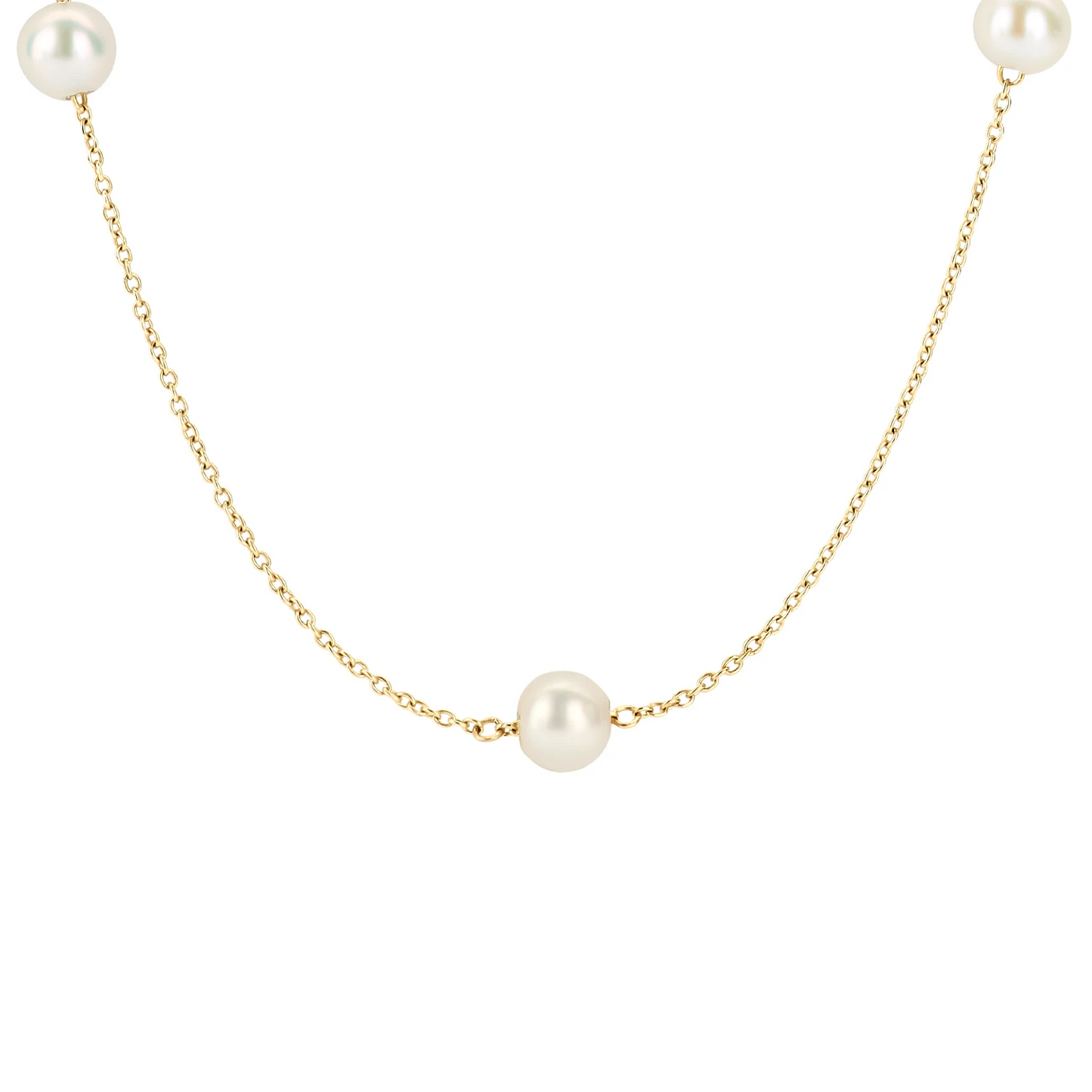 Blush Collier 3185YPW - Geelgoud (14k) met Parels