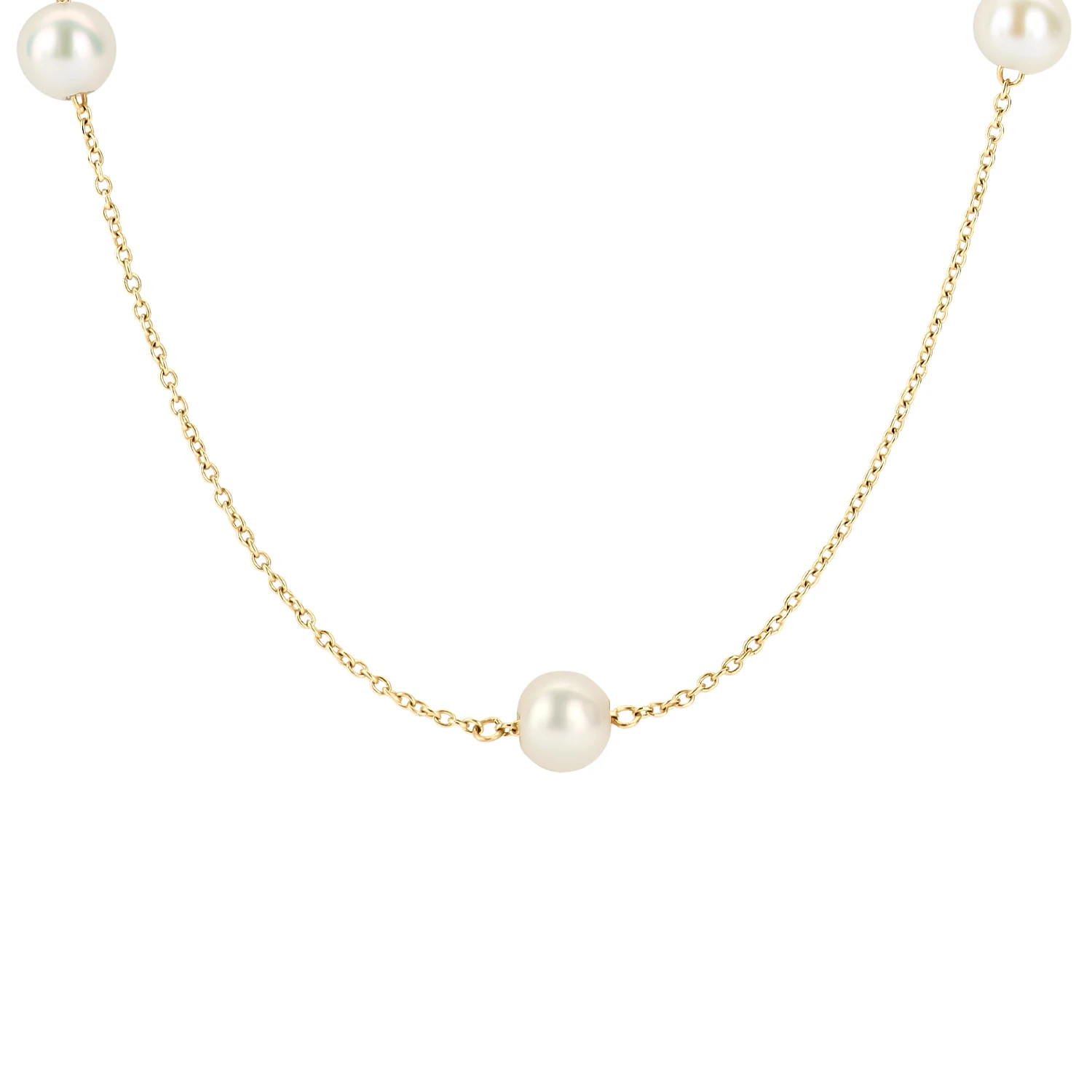 Blush Collier 3185YPW - Geelgoud (14k) met Parels