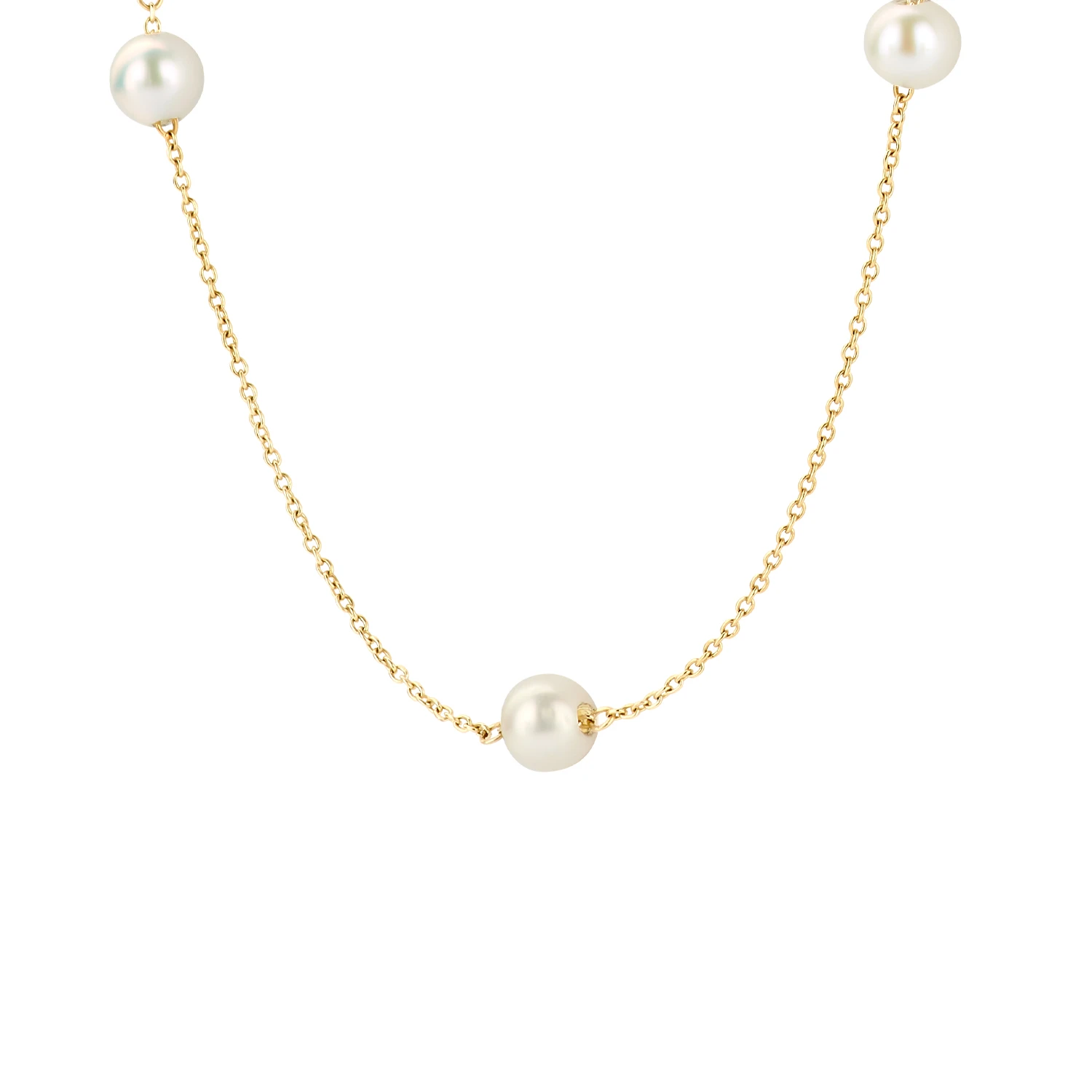 Blush Collier 3185YPW - Geelgoud (14k) met Parels