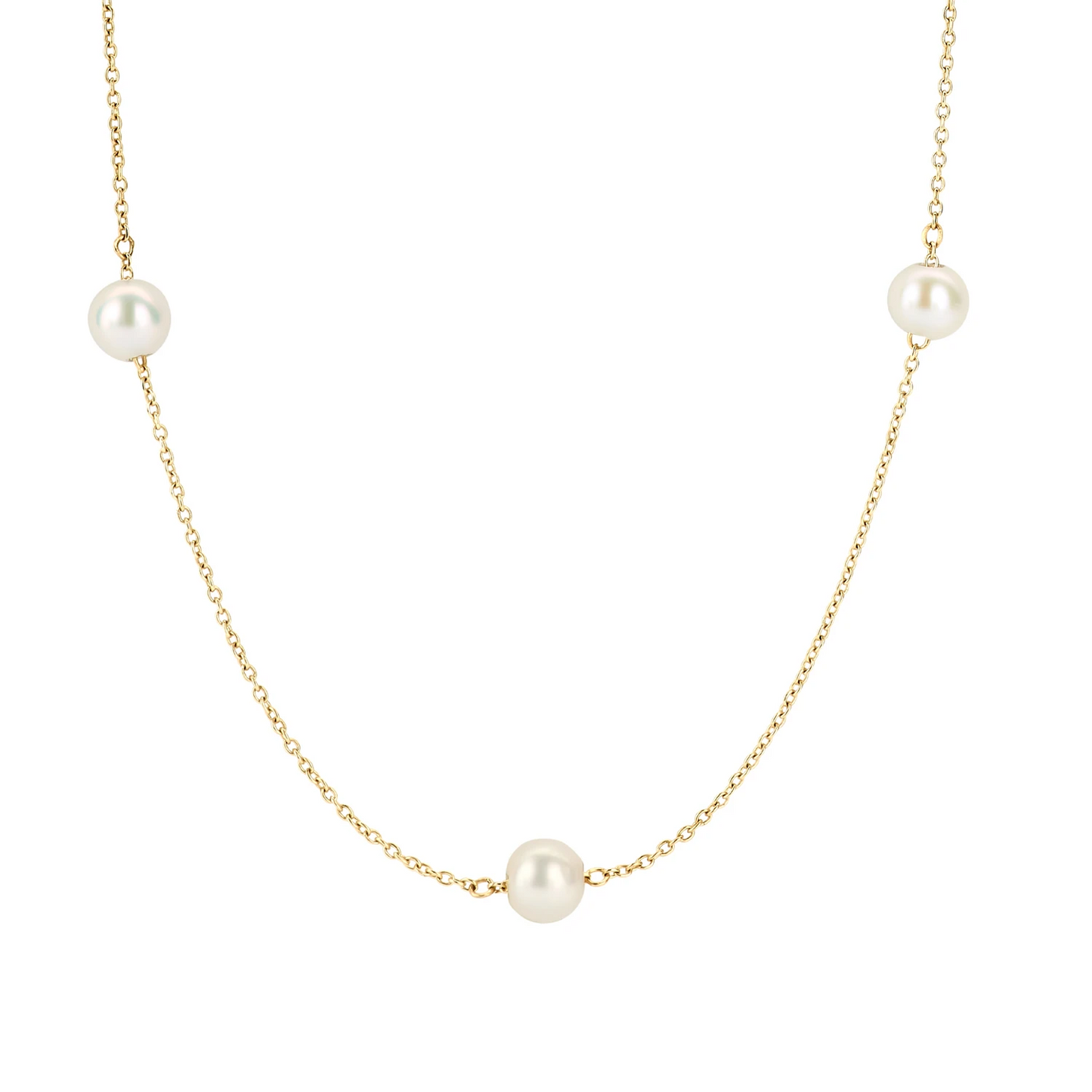 Blush Collier 3185YPW - Geelgoud (14k) met Parels