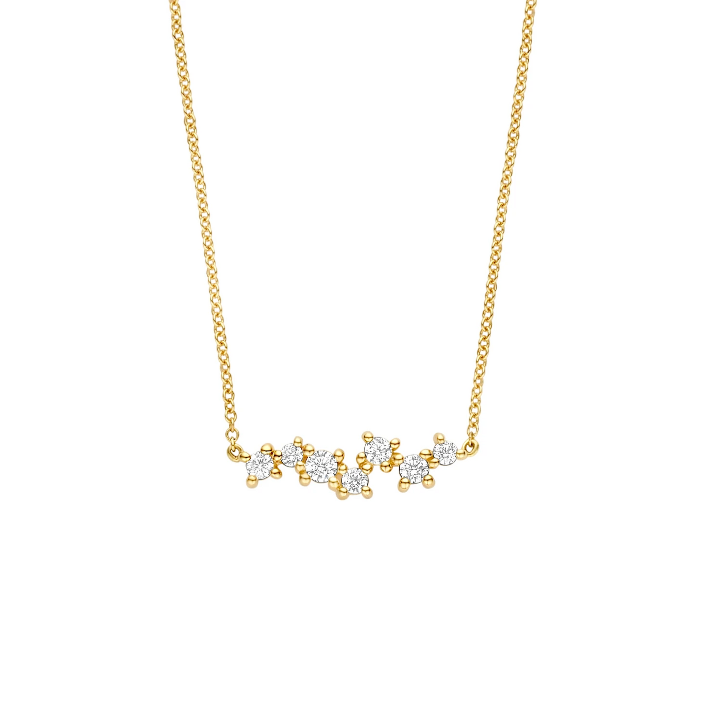 Blush Collier 3191YZI - Geelgoud (14k) met Zirconia