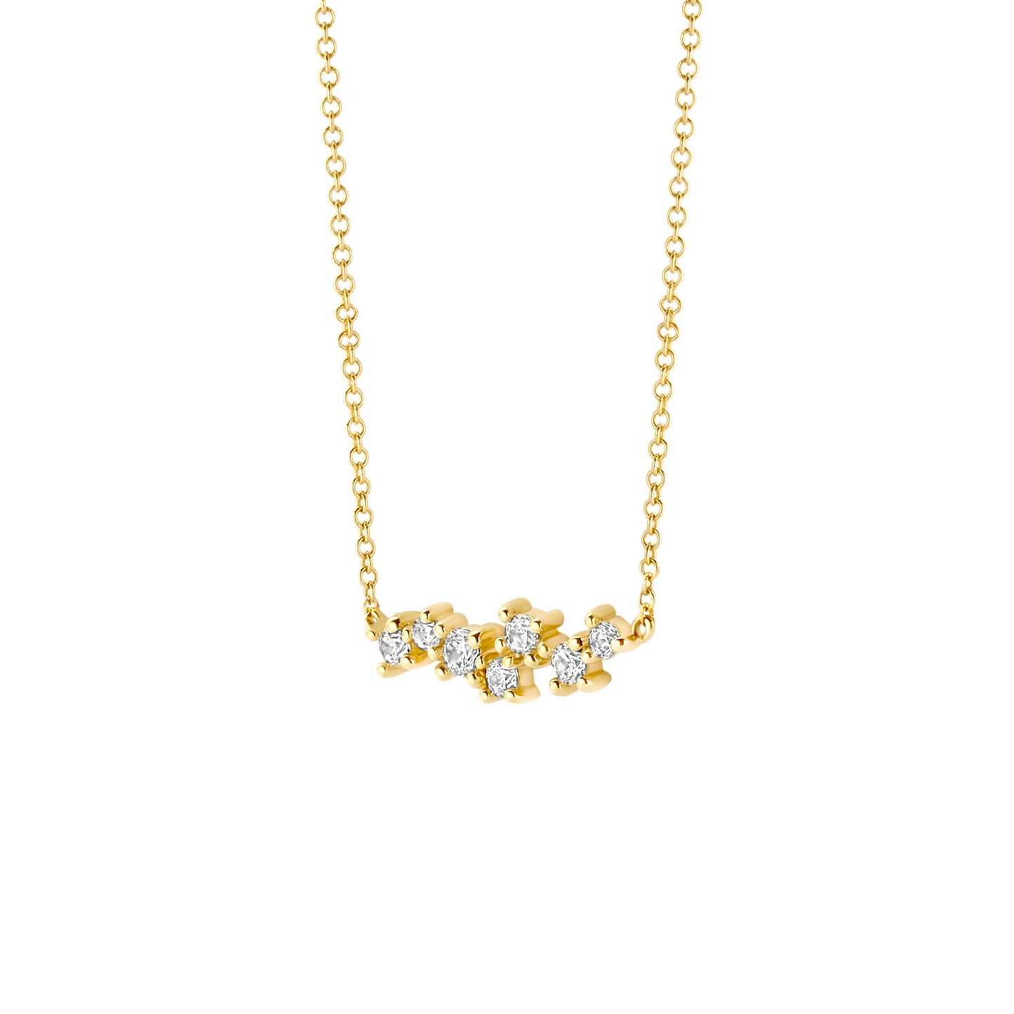 Blush Collier 3191YZI - Geelgoud (14k) met Zirconia