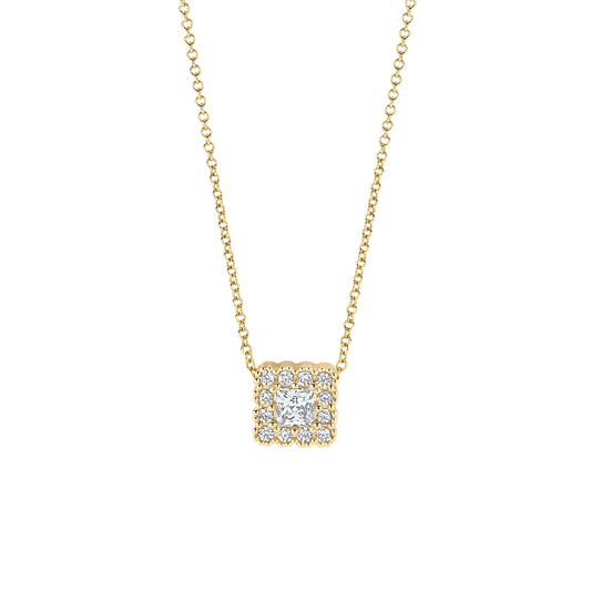Blush Collier 3197YZI - Geelgoud (14k) met Zirconia
