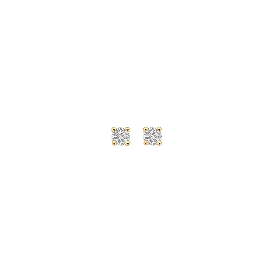 Blush Lab Diamonds Oorstekers LG7036Y – Geelgoud (14k) met Lab grown Diamant