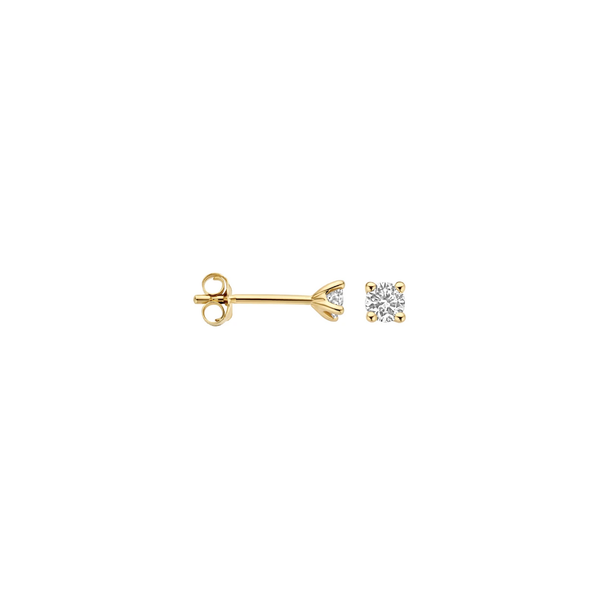 Blush Lab Diamonds Oorstekers LG7036Y – Geelgoud (14k) met Lab grown Diamant