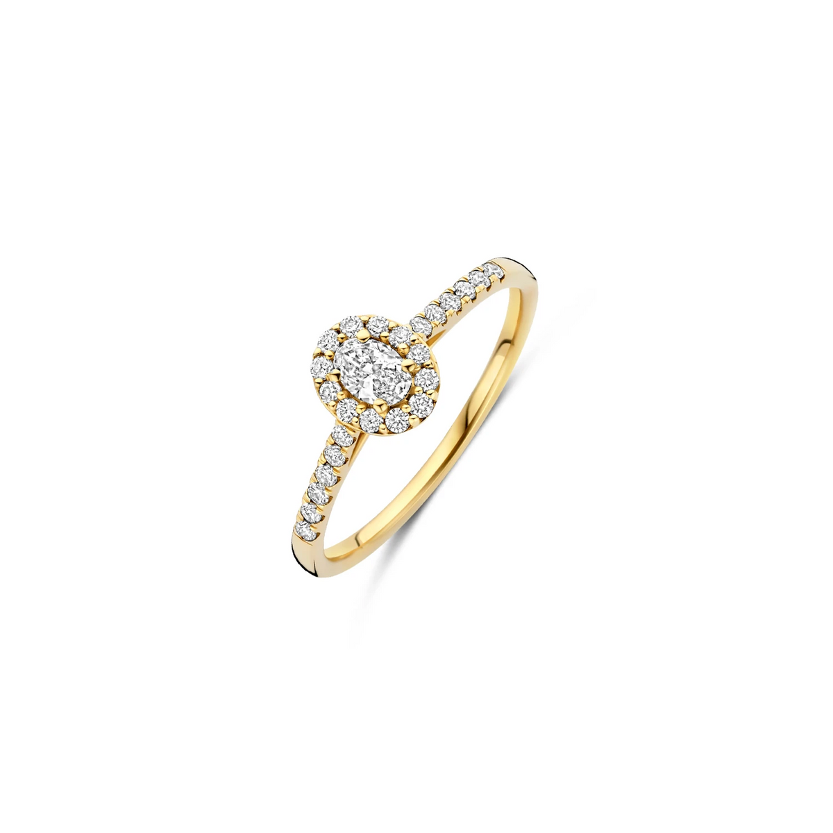Blush Lab Diamonds Ring LG1045Y – Geelgoud (14k) met Lab grown Diamant