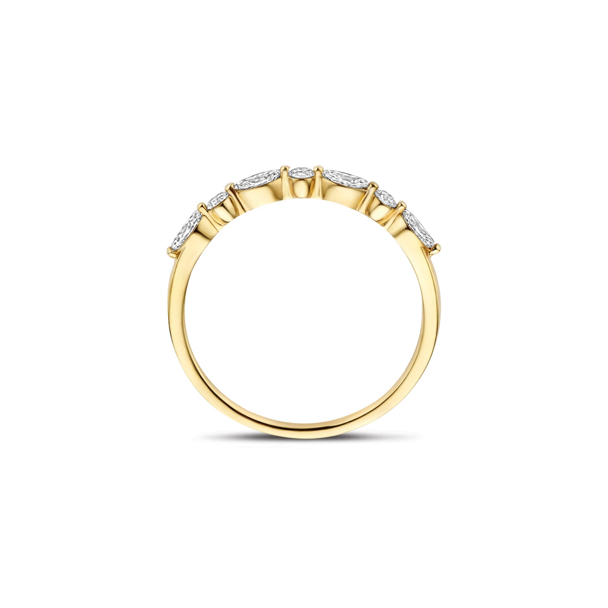 Blush Lab Diamonds Ring LG1066Y – Geelgoud (14k) met Lab grown Diamant