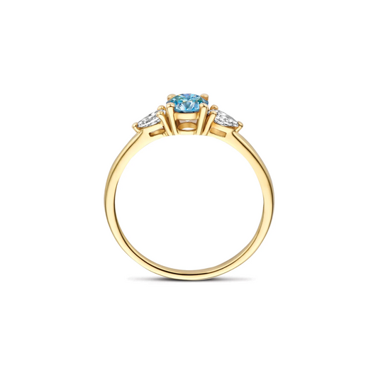 Blush Lab Diamonds Ring LG1068Y – Geelgoud (14k) met Lab grown Diamant