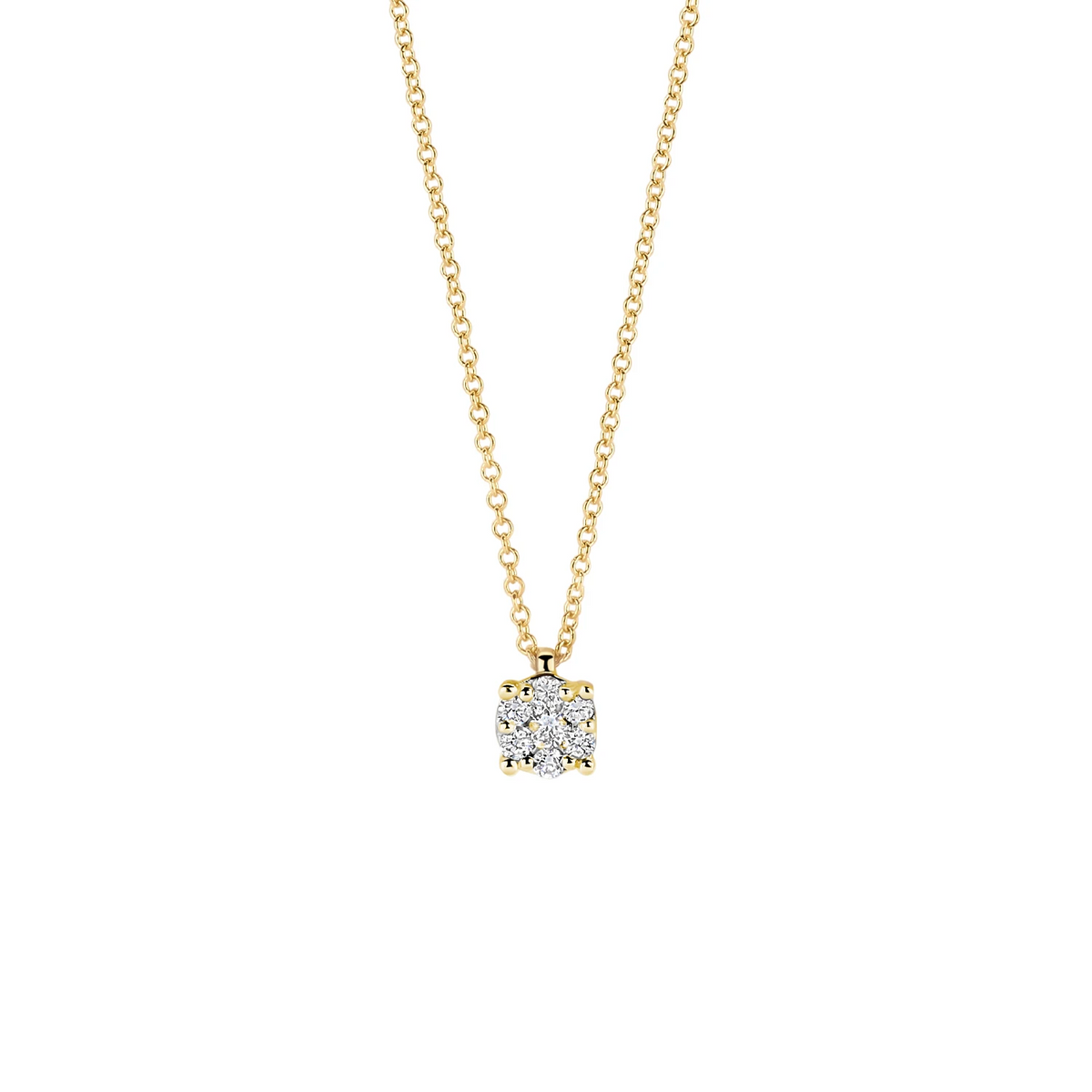 Blush Natural Diamonds Collier 3619YDI – Geelgoud (14k) met Diamant