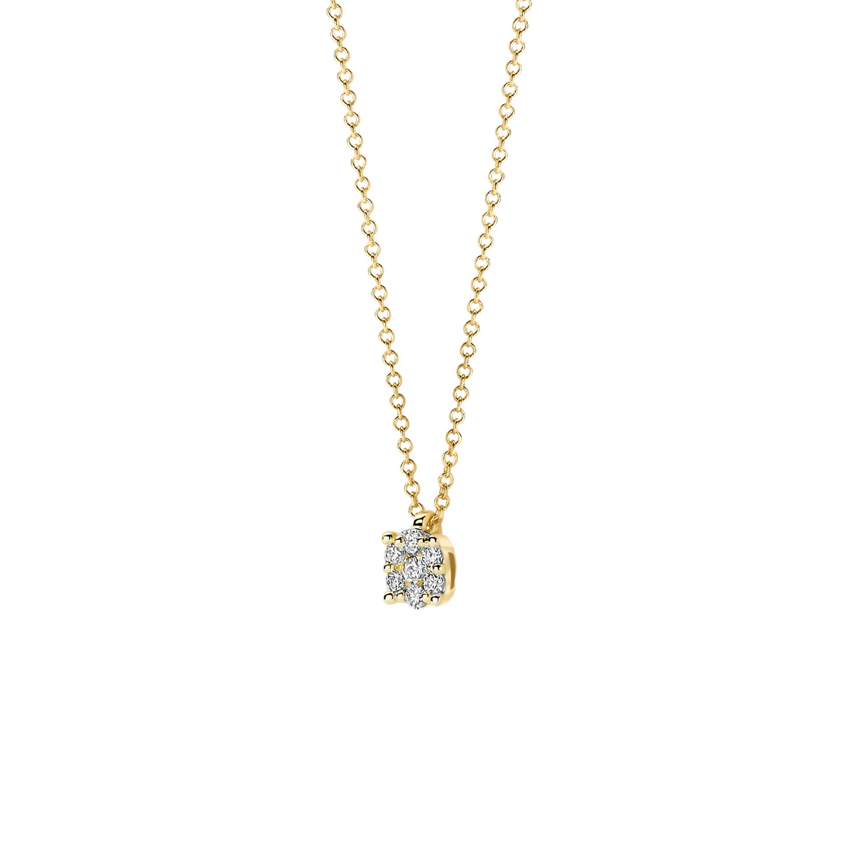 Blush Natural Diamonds Collier 3619YDI – Geelgoud (14k) met Diamant