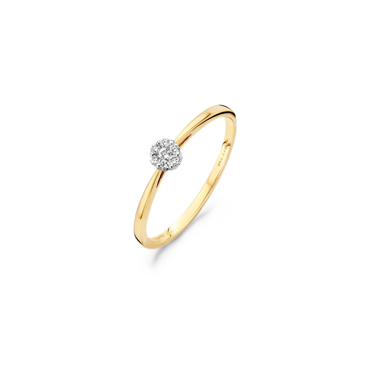 Blush Natural Diamonds Ring 1609BDI – Geel en Wit Goud (14k) met Diamant