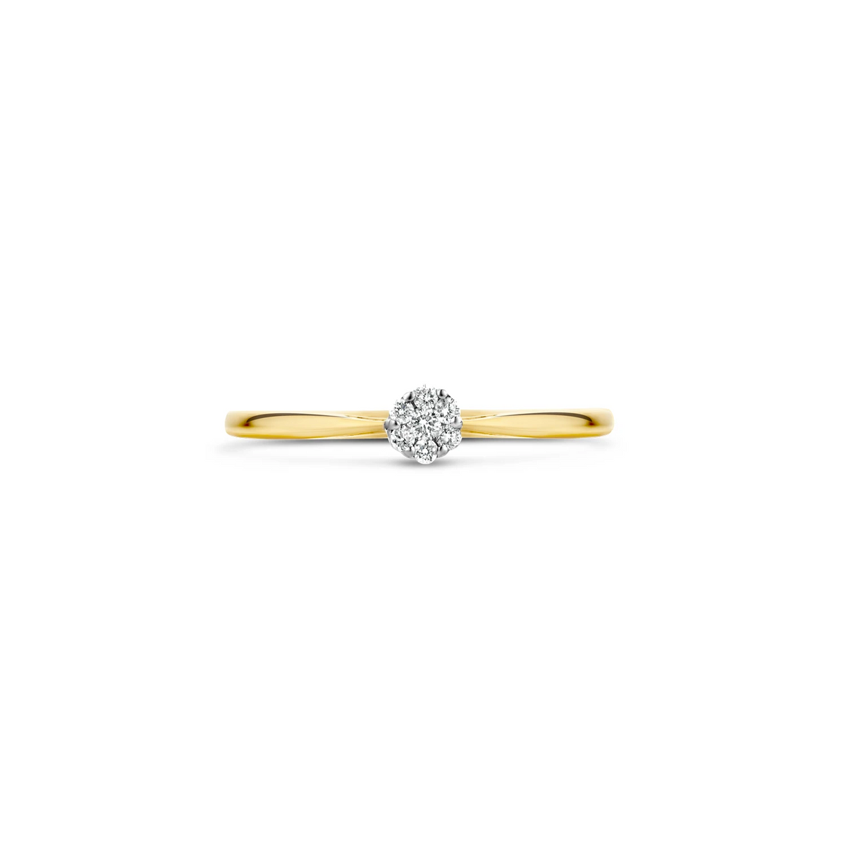 Blush Natural Diamonds Ring 1609BDI – Geel en Wit Goud (14k) met Diamant