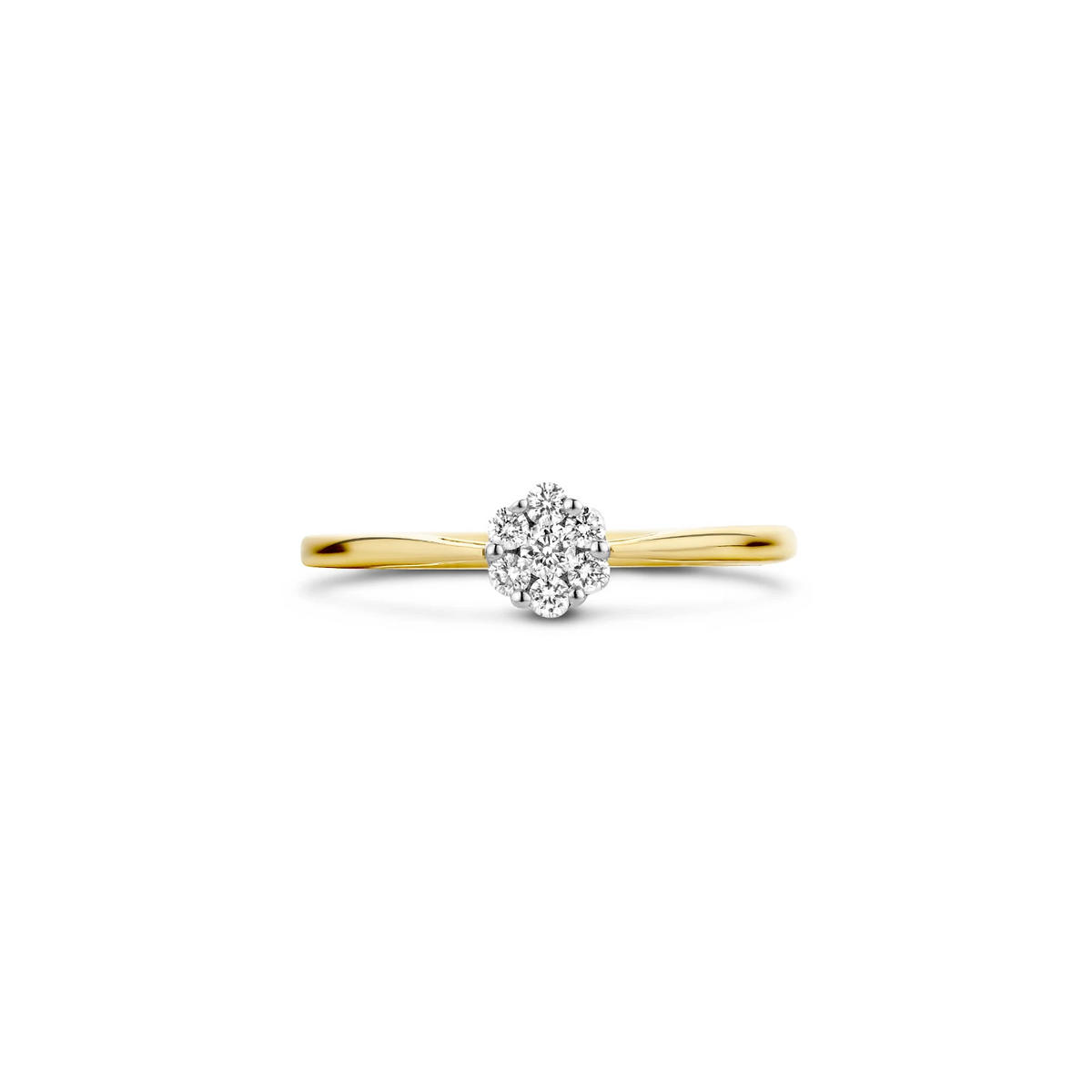 Blush Natural Diamonds Ring 1611BDI – Geel en Wit Goud (14k) met Diamant