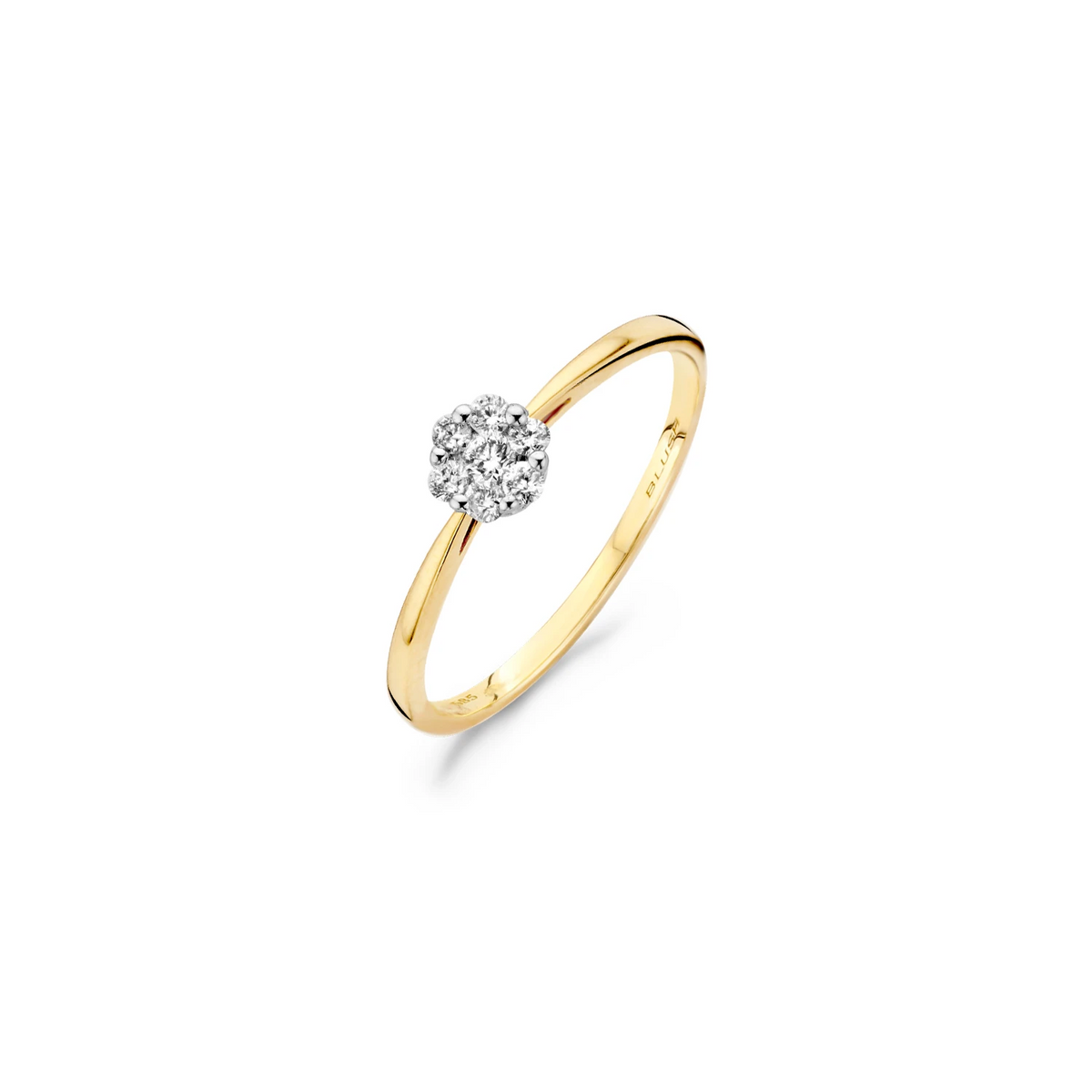 Blush Natural Diamonds Ring 1611BDI – Geel en Wit Goud (14k) met Diamant